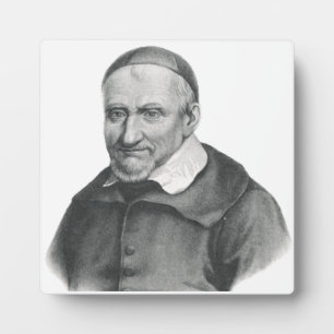 St. Vinzenz von Paul Sanfte Barmherzigkeit Kunst Fotoplatte