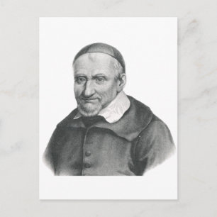 St. Vinzenz von Paul Sanfte Barmherzigkeit Kunst Postkarte