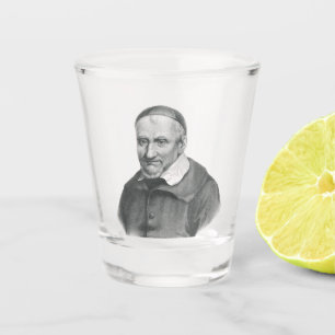 St. Vinzenz von Paul Sanfte Barmherzigkeit Kunst Schnapsglas