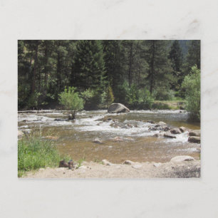 St. Vrain River, Colorado Postkarte