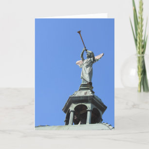 „St. Wenceslaus Trumpeter Angel“ Kondolenzkarte #2 Karte