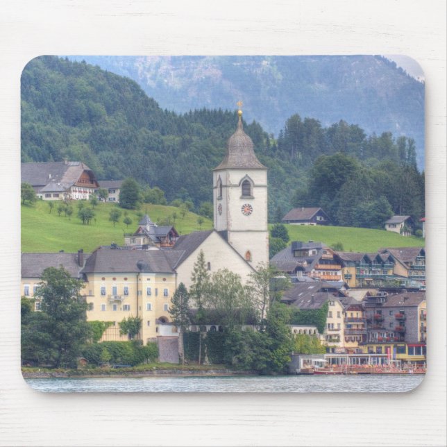St. Wolfgang Am Wolfgangsee Mousepad (Vorne)