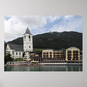 St. Wolfgang am Wolfgangsee, Salzburg Österreich Poster