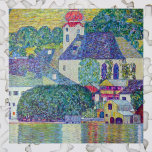 St. Wolfgang Kirche von Gustav Klimt, Viktorianisc<br><div class="desc">Die Kirche in Unterach am Attersee (St. Wolfgang Kirche) (1916) von Gustav Klimt ist ein Vintages Viktorianisches Zeitensymbolismus feine Kunst religiöses Gemälde. Die St. Wolfgang Kirche am Südufer des Attersees in der Kleinstadt Unterach in Österreich. Im Wasser spiegelt sich die Kirche und die umliegenden Gebäude wider. Über den Künstler: Gustav...</div>