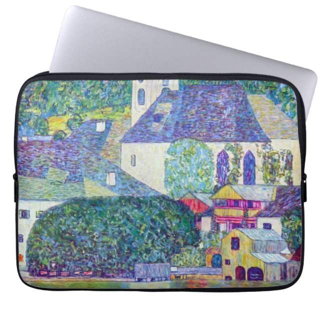St. Wolfgang Kirche von Gustav Klimt, Viktorianisc Laptopschutzhülle (Vorderseite)