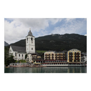 St.Wolfgang morgens Wolfgangsee, Salzburg Poster
