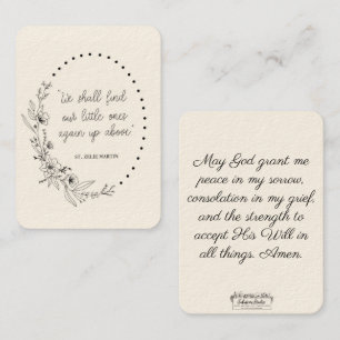 St. Zelie Martin - Trost Visitenkarte