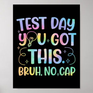 Staar Staat Testing Day Motivation Sie Got diese B Poster