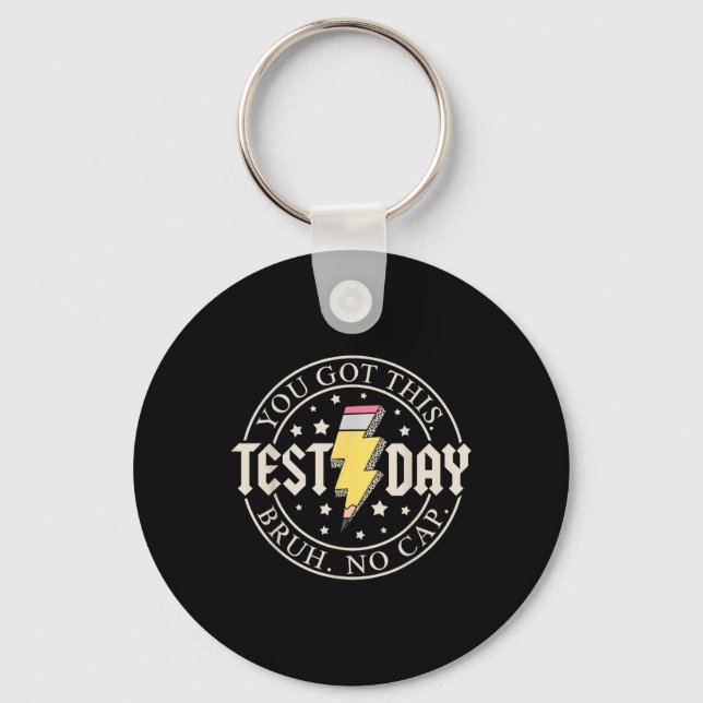 Staar Staat Testing Day Motivation Sie Got diese B Schlüsselanhänger (Vorderseite)