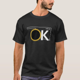 Staat Abkürzung Eclipse: Oklahoma T-Shirt