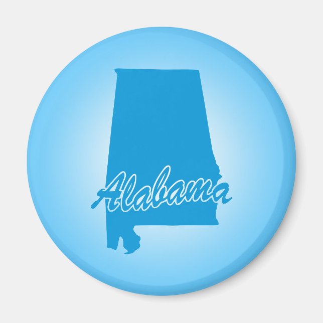 Staat Alabama Magnet (Vorne)