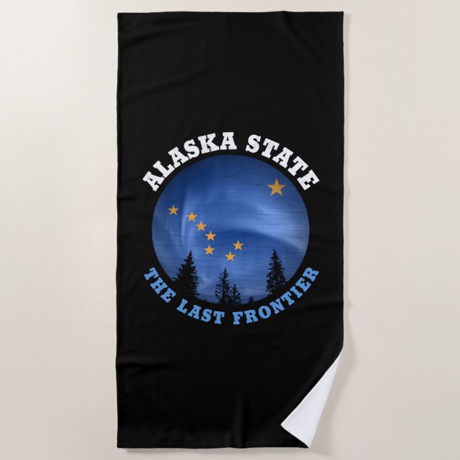 STAAT ALASKA FLAG STRANDTUCH (Vorderseite)