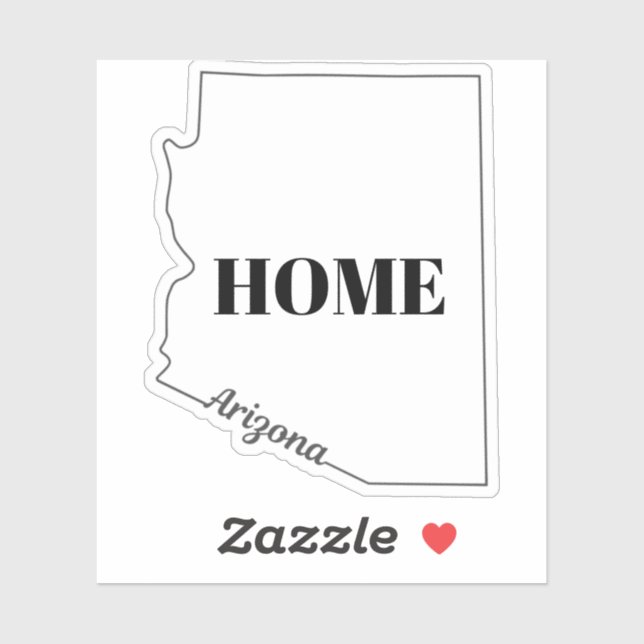 Staat ARIZONA Aufkleber (Blatt)
