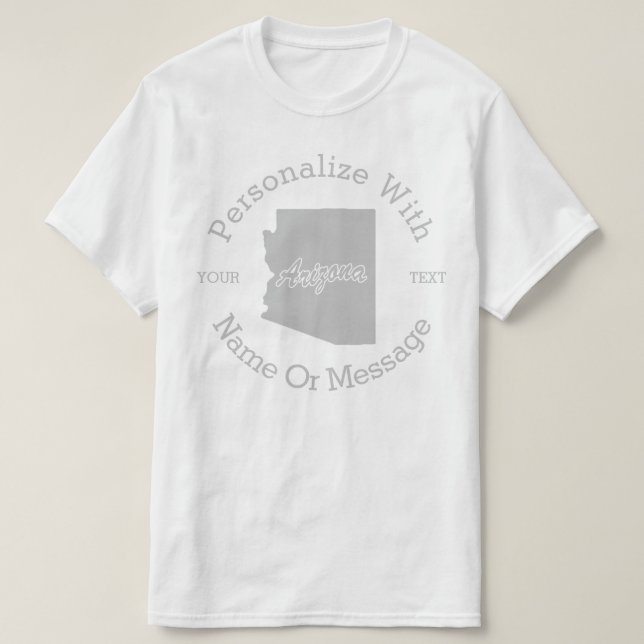 Staat Arizona PERSONALISIERTER T - Shirt (Design vorne)