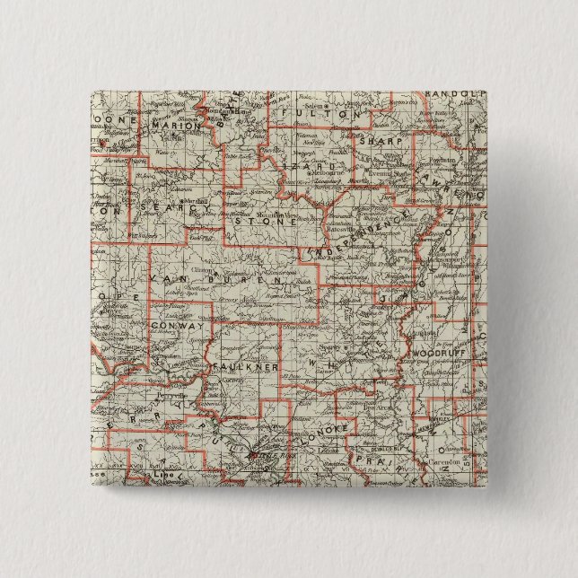 Staat Arkansas Button (Vorderseite)