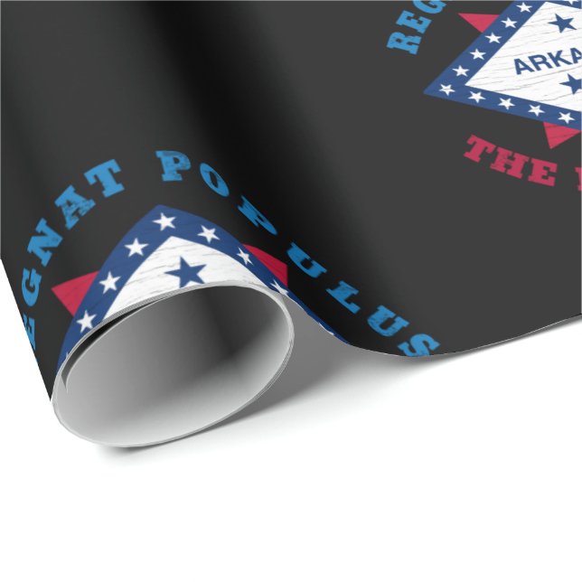 STAAT ARKANSAS GESCHENKPAPIER (Rolleneckpunkt)