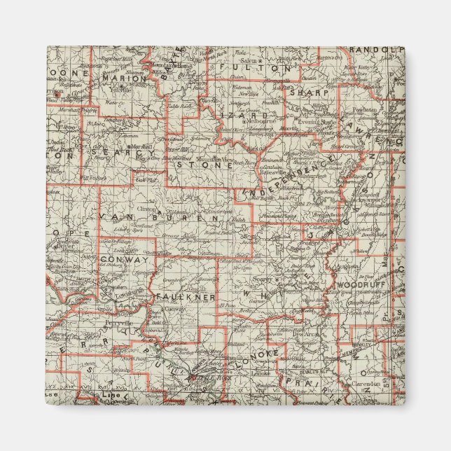 Staat Arkansas Magnet (Vorne)