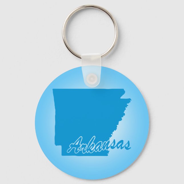 Staat Arkansas Schlüsselanhänger (Vorderseite)