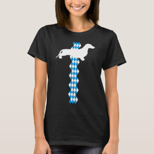 Staat Bayern - Dackel mit Kurzen Haaren T-Shirt