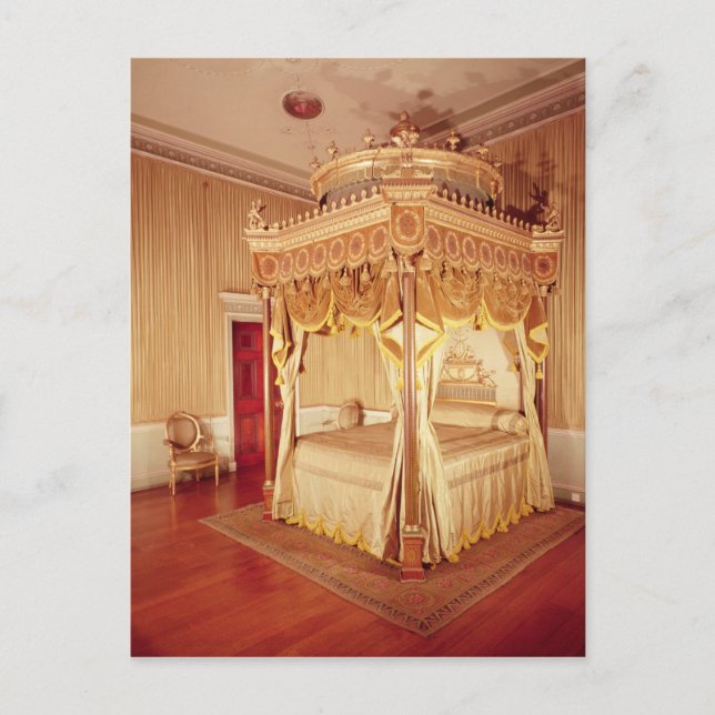 Staat Bed Chamber in Osterley Park Postkarte (Vorderseite)