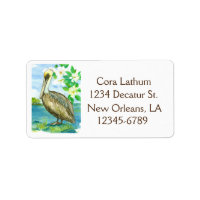 Staat Bird of Louisiana Pelican Rücksendeadresse