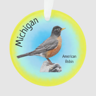 Staat Bird von Michigan Ornament