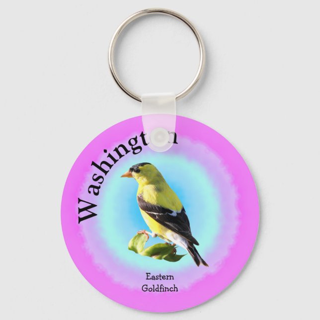 Staat Bird von Washington Schlüsselanhänger (Vorderseite)
