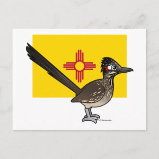 Staat Birdorable aus New Mexico: Roadrunner Postkarte
