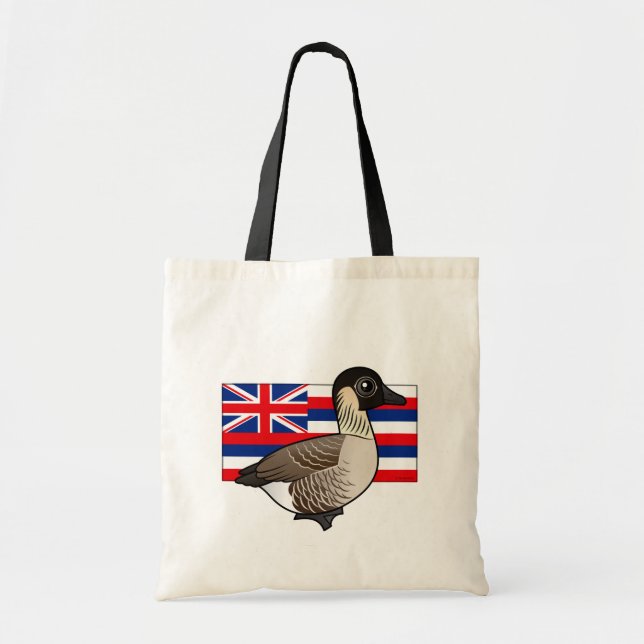 Staat Birdorable von Hawaii: Nene Tragetasche (Vorne)