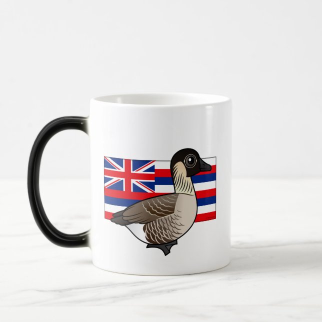 Staat Birdorable von Hawaii: Nene Verwandlungstasse (Links)