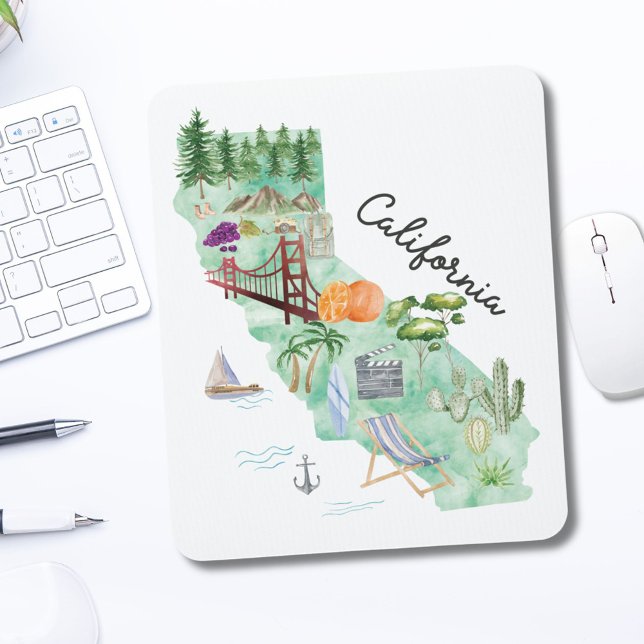 Staat California Mousepad (In situ)