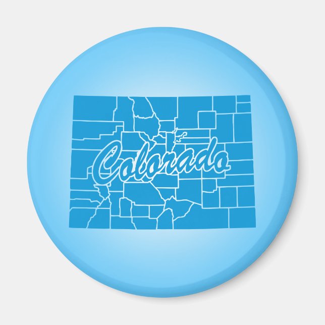 Staat Colorado Magnet (Vorne)