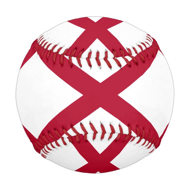 Staat der Alabama-Flagge Baseball (Rückseite)
