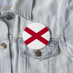 Staat der Alabama-Flagge Button
