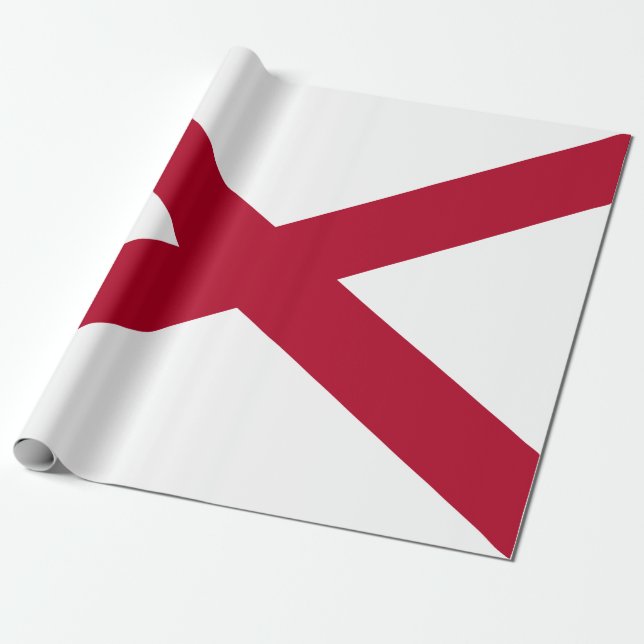 Staat der Alabama-Flagge Geschenkpapier (Ungerollt)