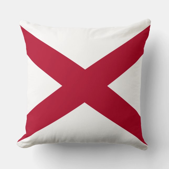 Staat der Alabama-Flagge Kissen (Vorderseite)