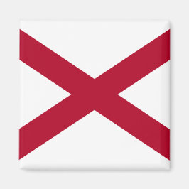 Staat der Alabama-Flagge Magnet