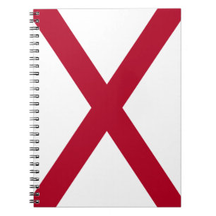 Staat der Alabama-Flagge Notizblock
