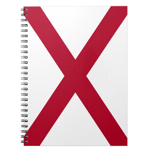 Staat der Alabama-Flagge Notizblock (Vorderseite)