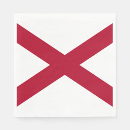 Staat der Alabama-Flagge Serviette