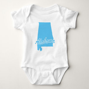 Staat der Alabamform Baby Strampler
