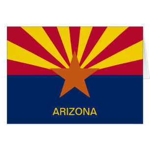 Staat der Flagge von Arizona