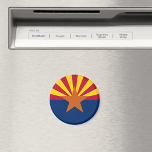 Staat der Flagge von Arizona Magnet