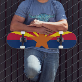 Staat der Flagge von Arizona Skateboard