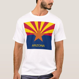 Staat der Flagge von Arizona T-Shirt