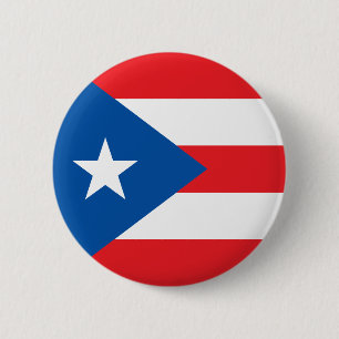 Staat der Flagge von Puerto Rico Button