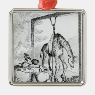 Staat der Giraffe, 1829 Ornament Aus Metall