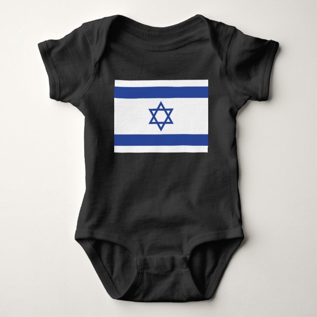 Staat der israelischen Flagge, Stern des jüdischen Baby Strampler (Vorderseite)
