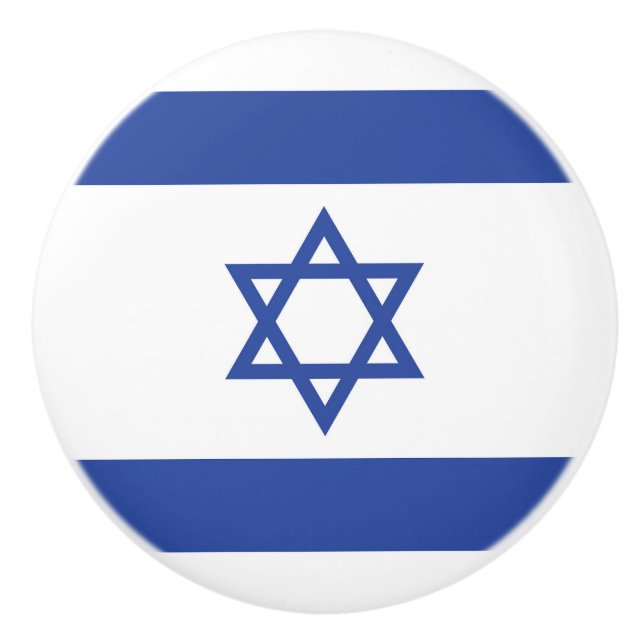 Staat der israelischen Flagge, Stern des jüdischen Keramikknauf (Vorderseite)