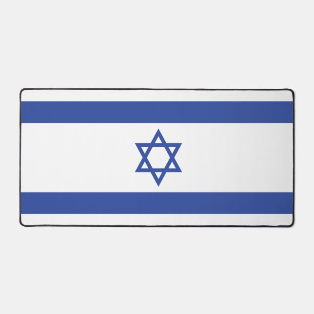 Staat der israelischen Flagge, Stern des jüdischen Schreibtischunterlage (Vorderseite)